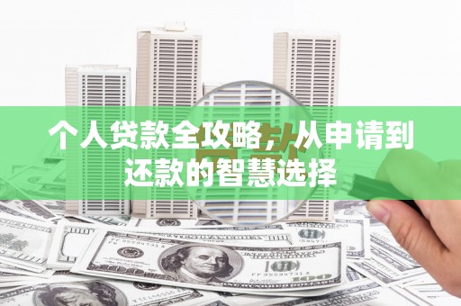 九台个人贷款全攻略，从申请到还款的智慧选择