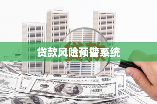 永靖贷款风险预警系统