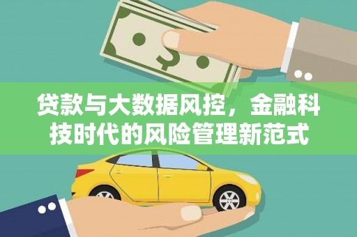 竹南贷款与大数据风控，金融科技时代的风险管理新范式