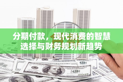 定远分期付款，现代消费的智慧选择与财务规划新趋势