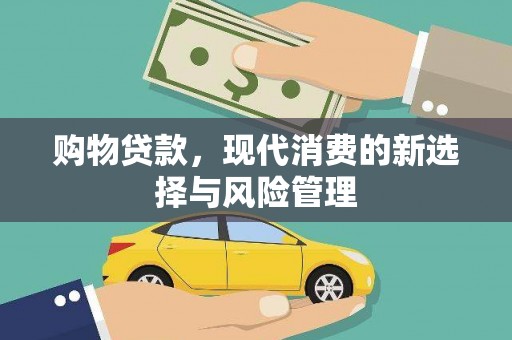 文安购物贷款，现代消费的新选择与风险管理