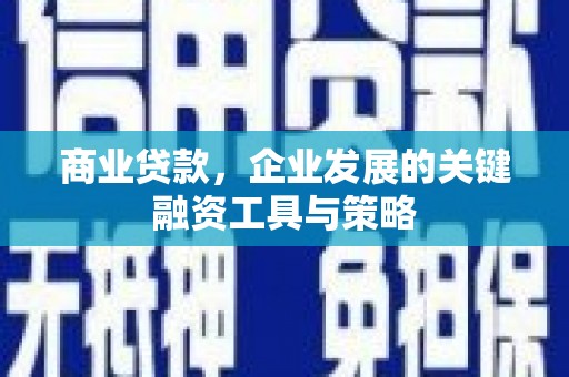 南票商业贷款，企业发展的关键融资工具与策略