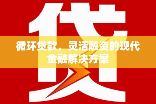 清丰循环贷款，灵活融资的现代金融解决方案