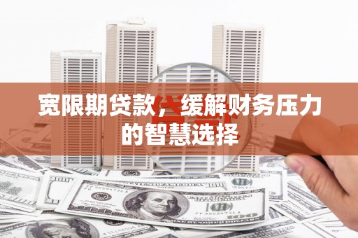 洋县宽限期贷款，缓解财务压力的智慧选择