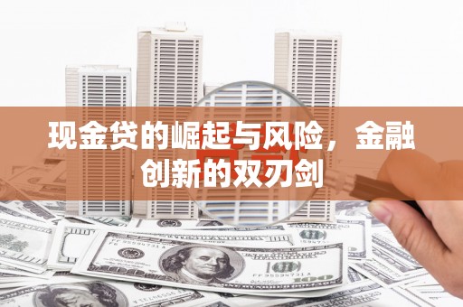 得荣现金贷的崛起与风险，金融创新的双刃剑