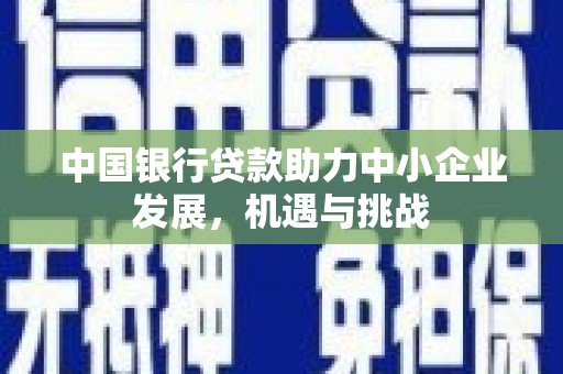 白河中国银行贷款助力中小企业发展，机遇与挑战