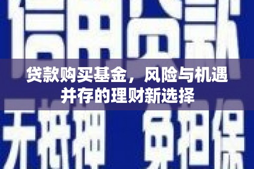 民丰贷款购买基金，风险与机遇并存的理财新选择