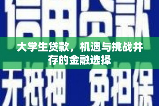 莱西大学生贷款，机遇与挑战并存的金融选择