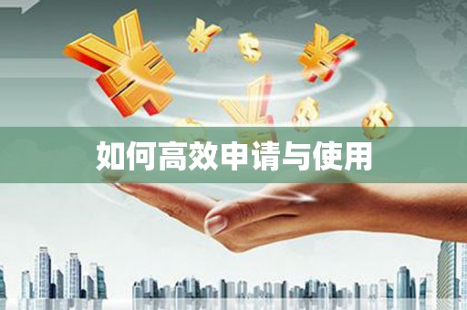 新民如何高效申请与使用