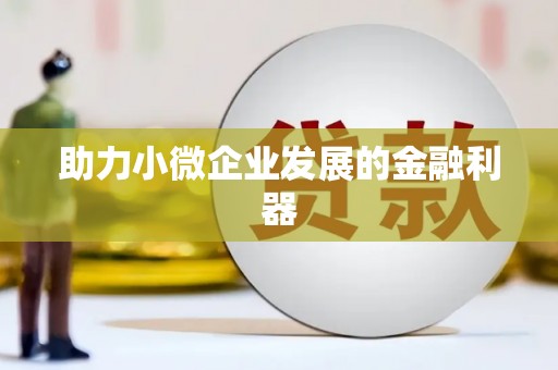 三穗助力小微企业发展的金融利器